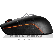 Мышь беспроводная Lenovo 300 черный, 1000 dpi, радиоканал, USB, кнопки - 3