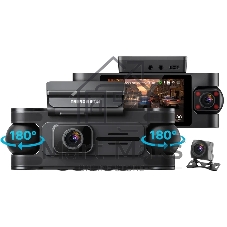 Видеорегистратор TrendVision Proof 360 GPS Ultra черный 2Mpix 2160x3840 2160p 150гр. GPS SigmaStar SSC8838G