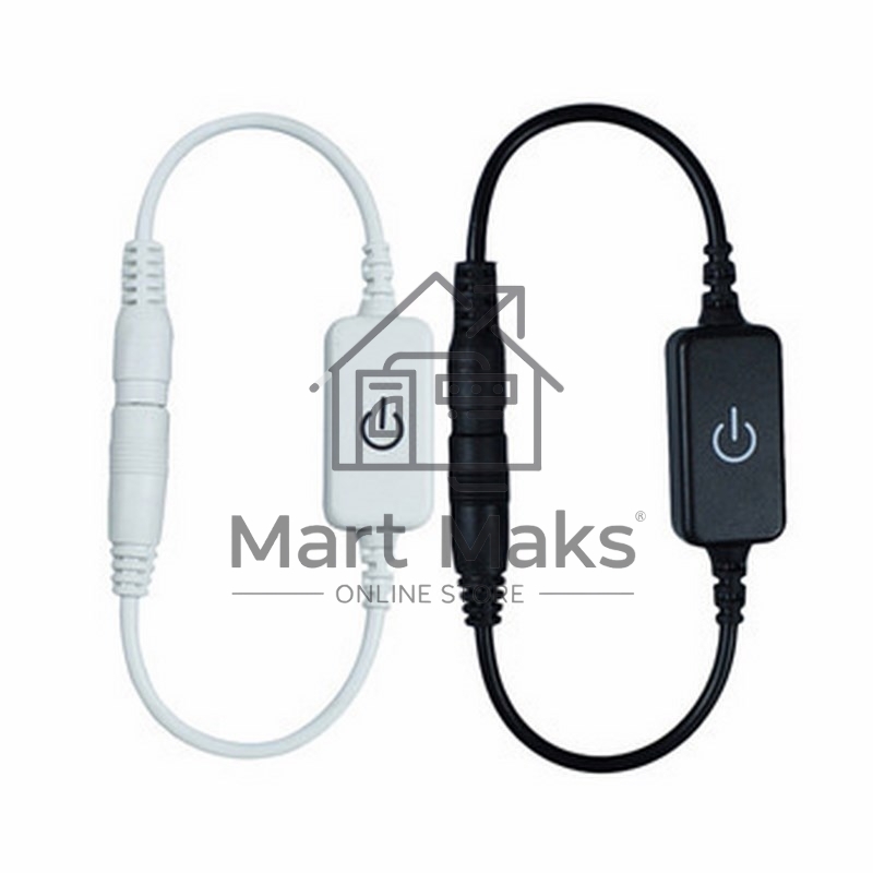 Сенсорный диммер/выключатель с коннектором 5,5х2,1 мм