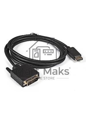 Кабель-переходник ExeGate EX284908RUS DisplayPort -DVI ExeGate EX-CC-DPM-DVIM-1.8 (20M/25M, 1,8м, экран)