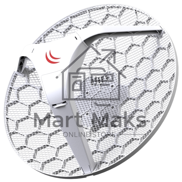 Точка доступа MikroTik LHG 5 Tripack (Three units of LHG 5 with 24.5dBi 5GHz antenna, Dual Chain 802.11an wireless, 600MHz CPU, 64MB RAM, 1x LAN, POE, PSU, RouterOS L3) – all three antennas in single box