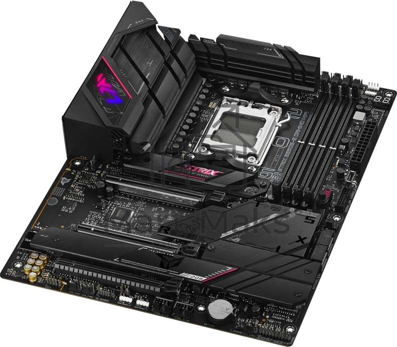Материнская плата ASUS ROG STRIX B650E-E GAMING WIFI, AM5, AMD B650, 4xDDR5, 4xSATA, 4xM.2, 1xPCI-E 4.0 x4, 1xPCI-E 5.0 x8, 1xPCI-E 5.0 x16, 1xDP, 1xHDMI, 1x 2.5Gb LAN, 4xUSB-A 3.2 Gen 2, 6xUSB-A 3.2 Gen 2, 1xUSB-C 3.2 Gen 2, 1xUSB-C 3.2 Gen 2x2, 5x3.5 мм