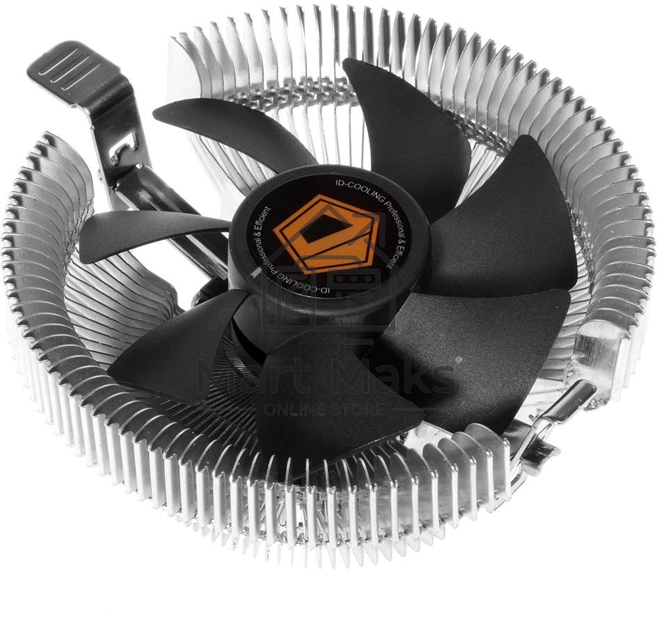 Кулер Cooler ID-Cooling DK-01 черный/серебристый 92мм алюминий 2500rpm 29db 95W 52мм