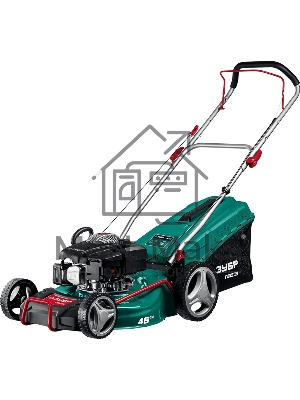 Газонокосилка ЗУБР 460 мм 4.5 л.с. бензиновая