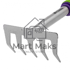 Грабли 5-зубые Palisad, 115х275 мм, стальные, пластиковая рукоятка