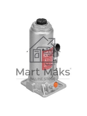 Домкрат гидравлический бутылочный Matrix, 6 т, h подъема 216–413 мм