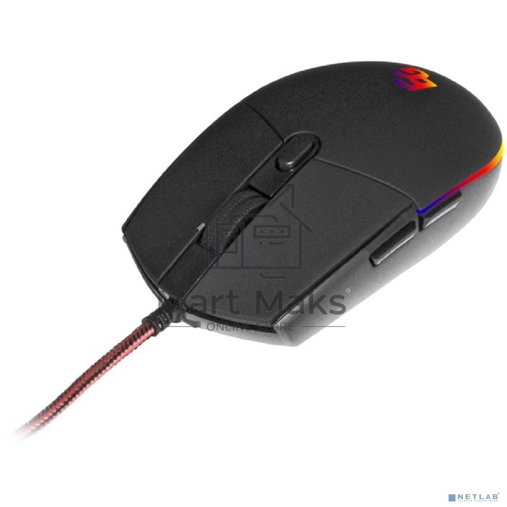 Мышь проводная ExeGate SL-9066 черный, 2400 dpi, USB, кнопки - 6