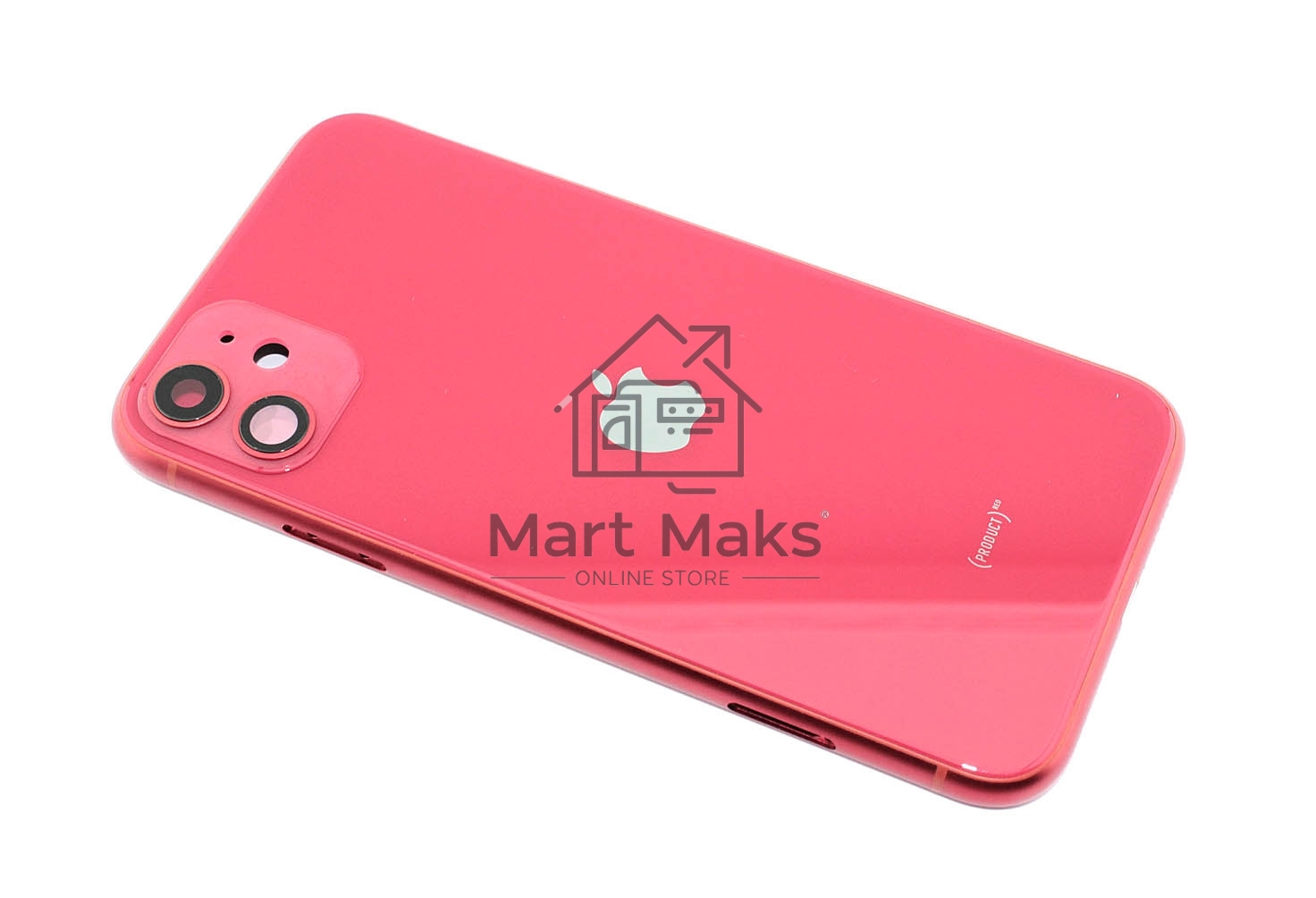 Задняя крышка (корпус) в сборе с рамкой для Apple iPhone 11 красная