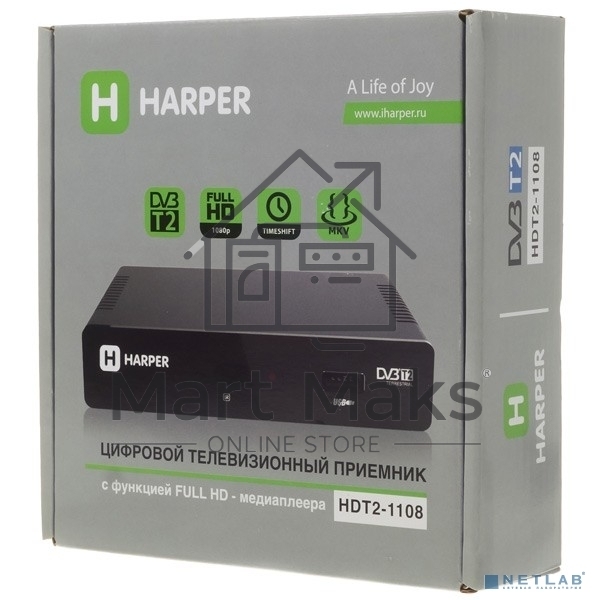 Телевизионный ресивер Harper HDT2-1108 (DVB-T2)