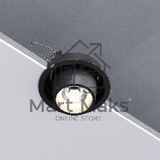 25086/LED 8W 4000K чёрный / Потолочный светодиодный светильник