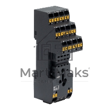 Колодка с клеммами push-in для реле на 4 группы: IR-24DC/220DC/230AC-4CO
