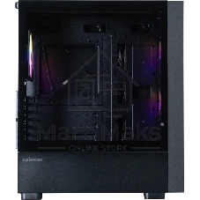 Корпус ZALMAN S6, ATX, BLACK, WINDOW, 2xCombo (3.5