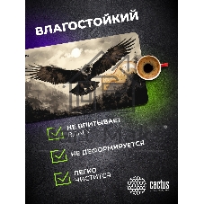 Коврик для мыши Cactus Flying hawk 700x400x4мм (CS-MP-COR02XLL)