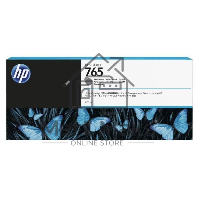 Картридж струйный HP 765 (F9J54A) темно-серый для HP Designjet T7200 (775мл)