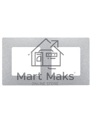 Рамка ETIKA 2 поста алюминий ETIKA Рамка 2 поста алюминий