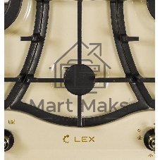 Газовая варочная поверхность Lex GVE 643C IV слоновая кость