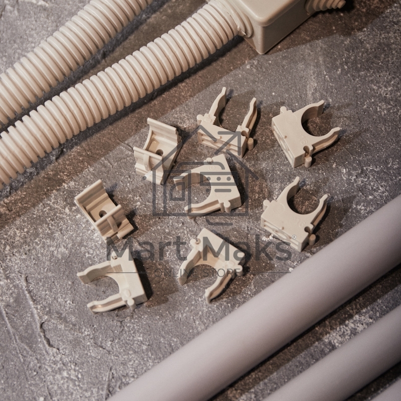 Крепеж-клипса для монтажного пистолета Ø 16 мм, серая (100 шт/уп) Rexant