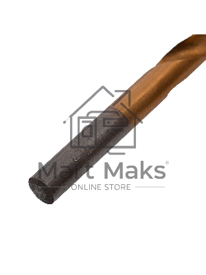 Сверло по металлу Matrix, 6 мм, HSS, нитридтитановое покрытие, цилиндрический хвостовик