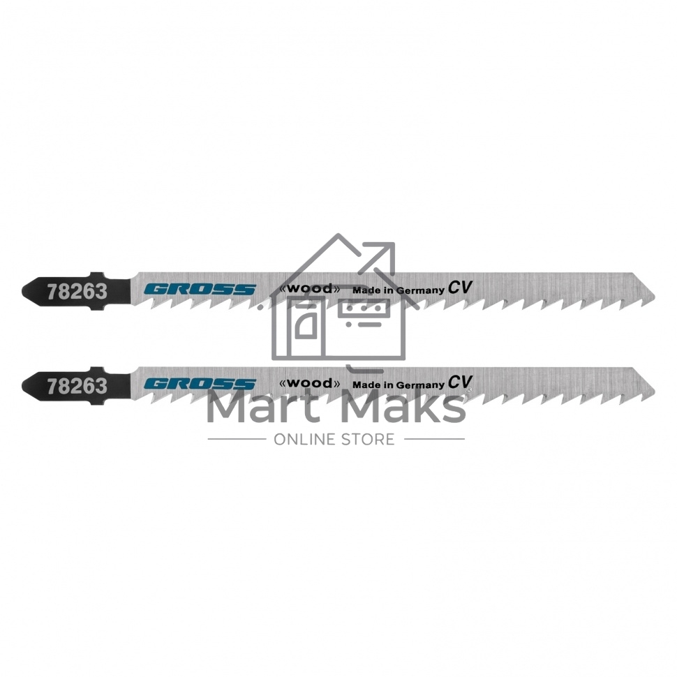 Полотна для электролобзика по дереву, 2 шт. ( 3103L - T301DL ) Gross