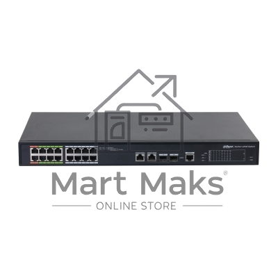 Коммутатор DH-LR2218-16ET-240 16 портовый ePoE управляемый