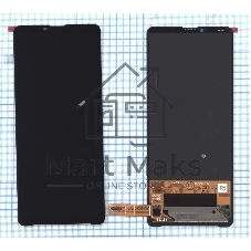 Дисплей для Sony Xperia 10 V в сборе с тачскрином черный orig lcd