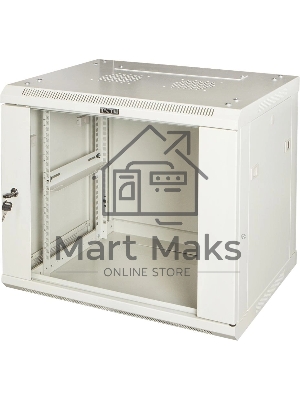 Шкаф коммутационный Lanmaster Pro (TWT-CBWPG-15U-6X4-GY) настенный 15U 600x450мм пер.дв.стекл 60кг серый 350мм 768мм IP20 металл