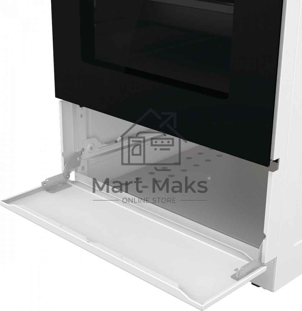 Плита комбинированная Gorenje GK5A12WG белый, конфорок 2 газовых и 2 электрических, духовка 68 л, 50 см x 85 см x 59.4 см