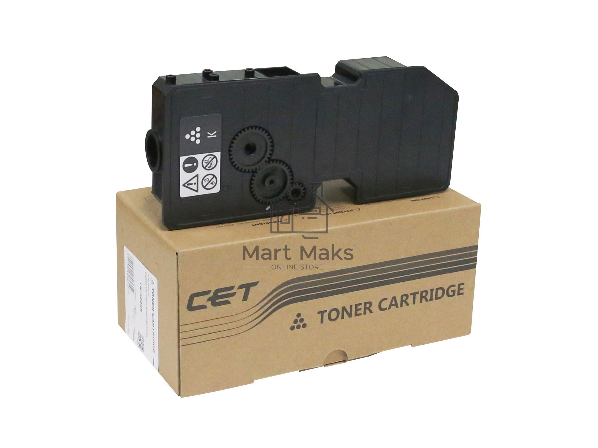 Картридж лазерный CET (PK208) TK-5220K (CET141133) черный (24 г, 1200 стр.) для KYOCERA ECOSYS P5021cdn/M5521cdn