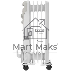 Обогреватель масляный Vitek VT-1707 W (5 секций) белый, 1000 Вт, 10 м2, термостат