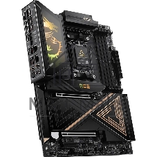 Материнская плата MSI MEG X870E ACE MAX, AM5, AMD X870E, 4xDDR5 (до 256 ГБ), 4xSATA, 5xM.2 (2xPCIe 5.0, 3xPCIe 4.0), 2xPCIe 5.0 x16, 1xPCIe x4, 1xHDMI, 1x5Gb LAN, 1x10Gb LAN, Wi-Fi 7, Bluetooth 5.4, 2xUSB-C 40Gbps (USB4), 2xUSB-C 20Gbps, 2xUSB-A 10Gbps, 7xUSB-A 5Gbps, 3x3.5 мм + S/PDIF оптический, 7.1, чёрный, с подсветкой, ATX