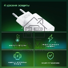 Сетевое зарядное устройство Digma Pro DPW6C 65W 3.25A (PD+QC) USB-C/USB-A универсальное белый (DPW6С6GX11WH)