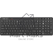 Клавиатура A4Tech FBK27C AS беспроводная, Bluetooth, радиоканал, чёрный
