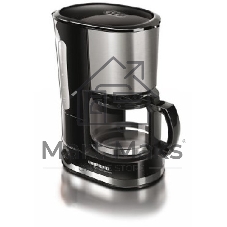 Кофеварка капельная Redmond RCM-M1507 черный/серебристый, исп. кофе - молотый, 0.6 л, 600 Вт
