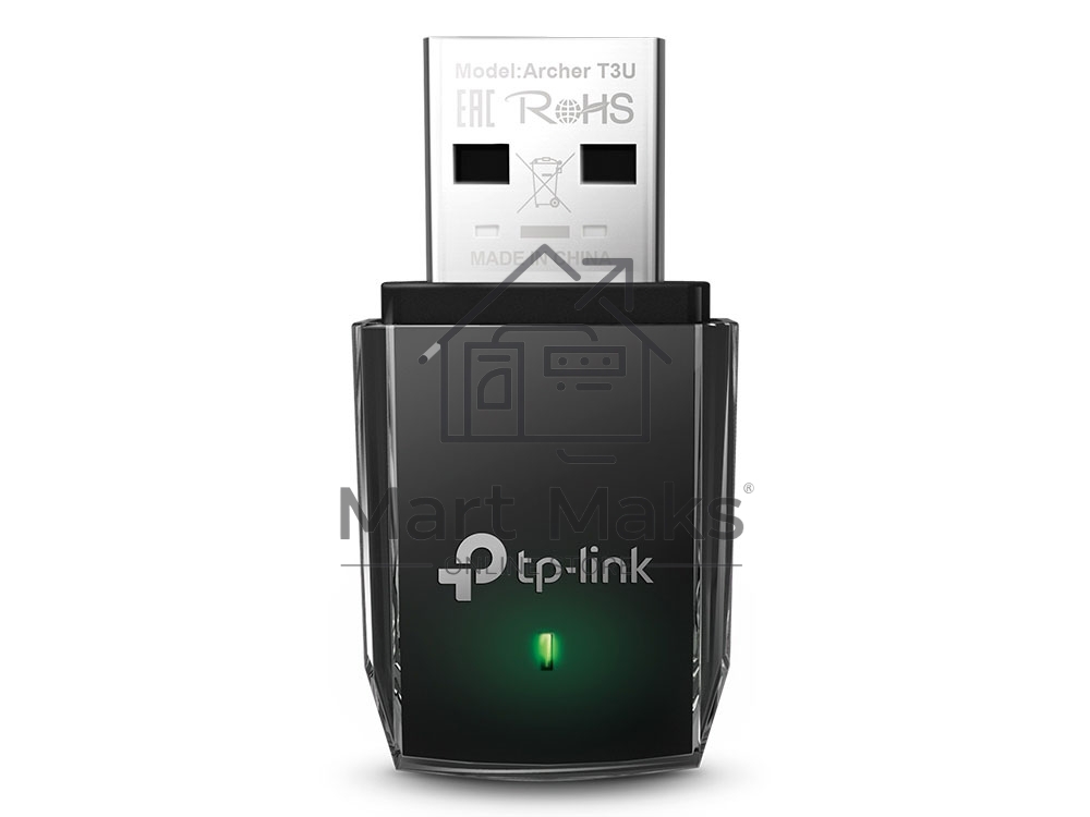 Адаптер TP-LINK Archer T3U AC1300 Мини Wi-Fi MU-MIMO USB-адаптер