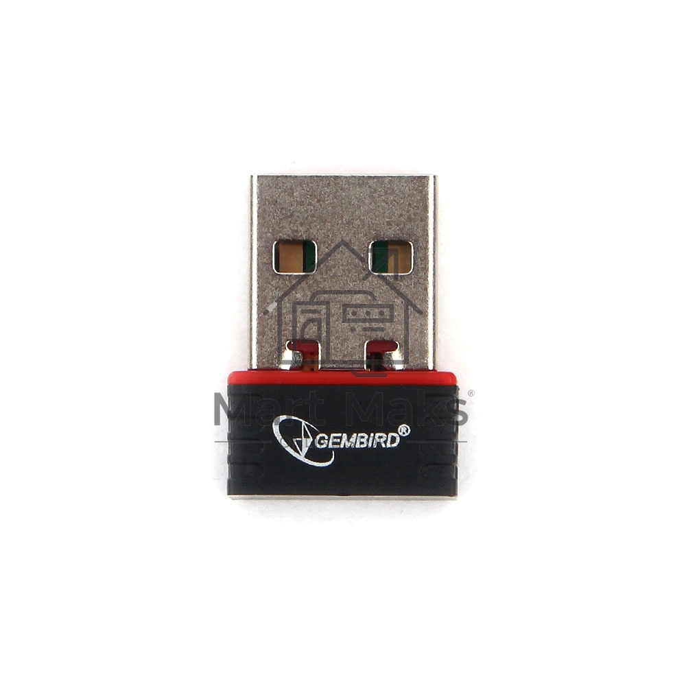 Сетевой микро адаптер WiFi Gembird 150 Мбит, USB, 802.11b/g/n