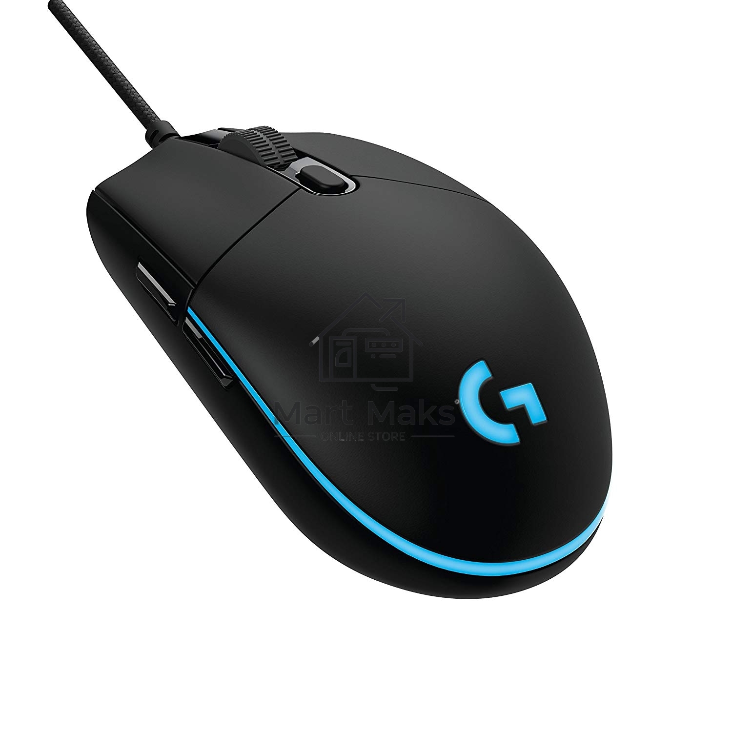 Мышь проводная Logitech G PRO HERO черный, 25600 dpi, USB, кнопки - 6