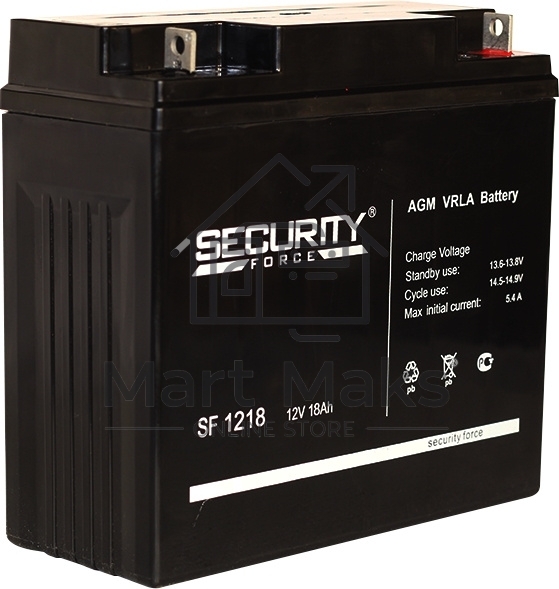 Аккумулятор Delta Security Force SF 1218