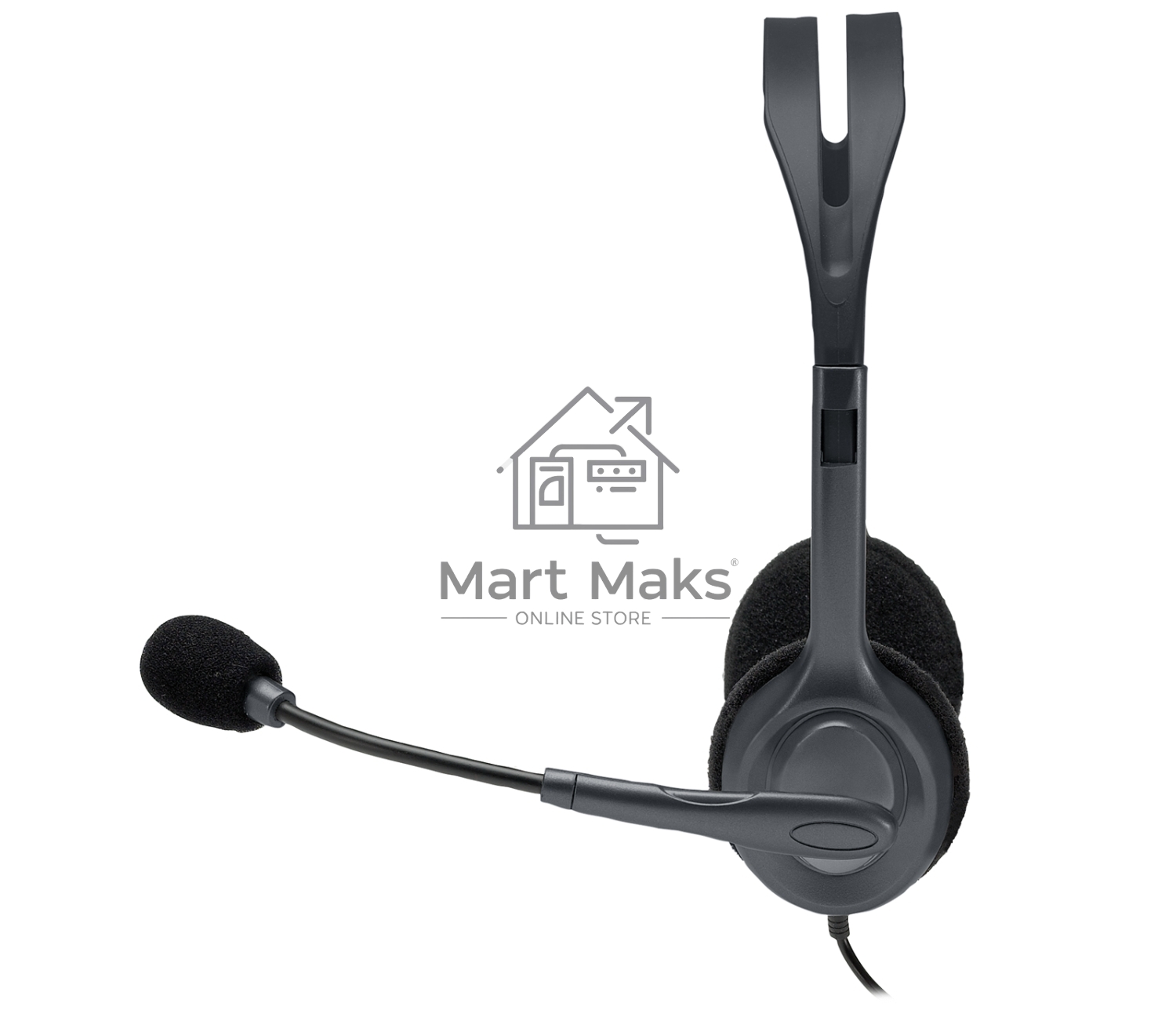 Гарнитура Logitech Headset H111 Stereo grey (981-000594/981-000593/981-000588)