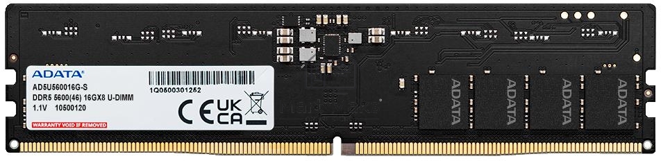 Оперативная память ADATA, DDR5, 32GB (1x32 GB), 5600 MHz, CL46, DIMM