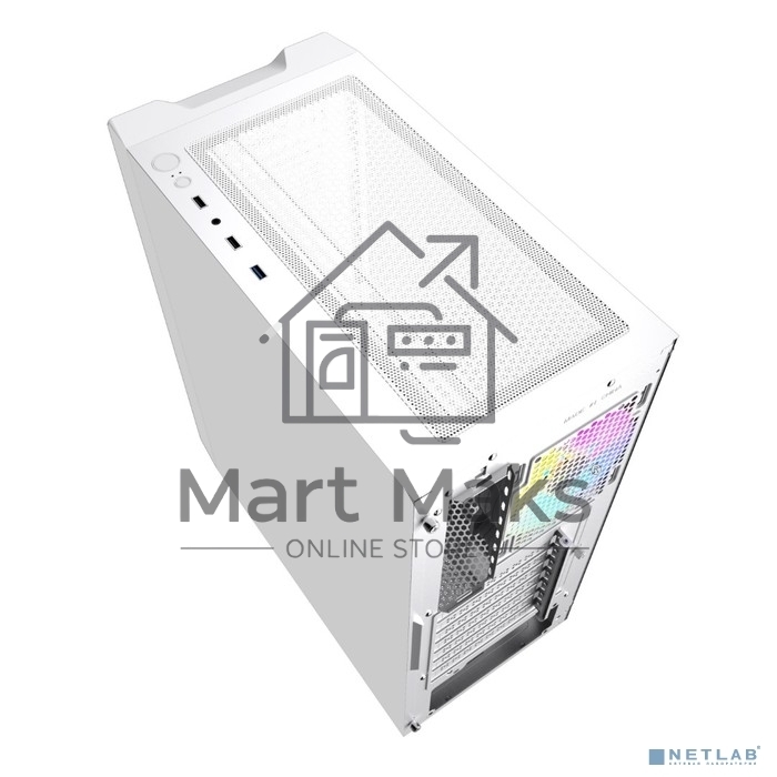 Компьютерный корпус Powercase Mistral Evo White, Tempered Glass, 1x 120mm PWM ARGB fan + ARGB Strip + 3x 120mm PWM non LED fan, белый, ATX (CMIEW-F4S)