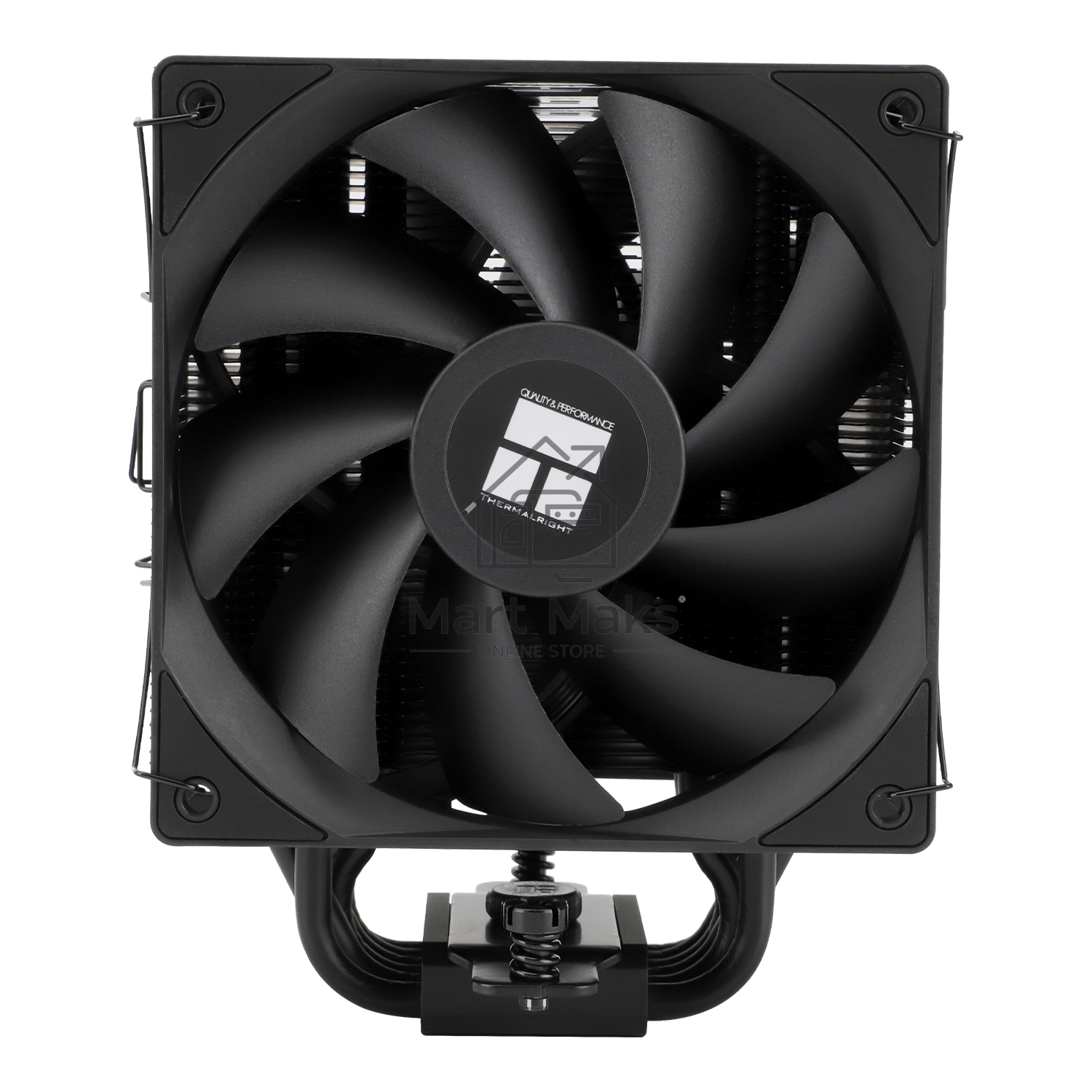 Кулер для процессора Thermalright Burst Assasin 120 EVO Dark (4-pin PWM, 156mm, Ni/CU, 6x6mm, 2x120mm, 66.17CFM, 25.6dBA, 1550RPM, S: 1700, 1200, 115X, AM5, AM4)