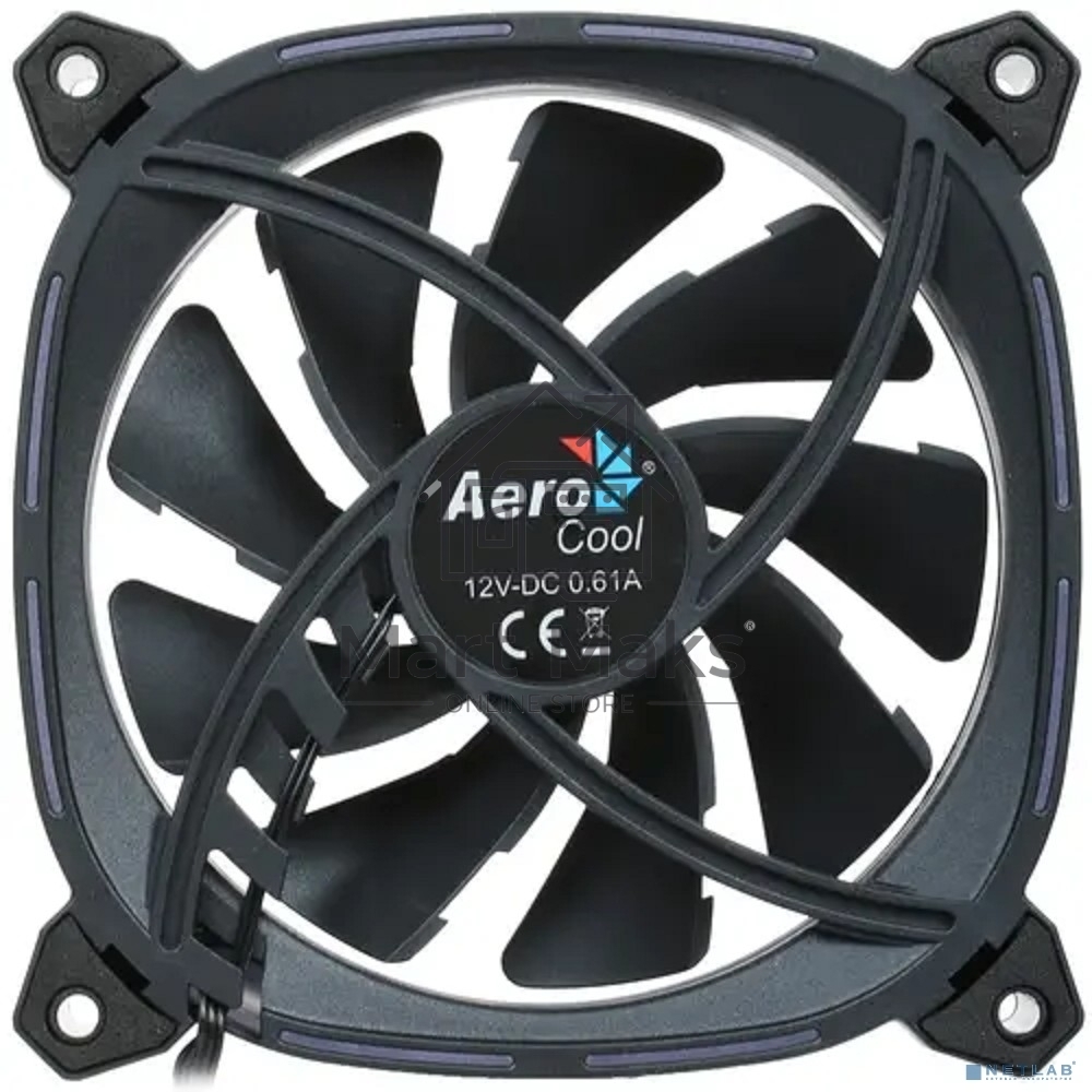 Вентилятор Aerocool / Formula Astro 12 ARGB черный, 120 мм, 1000 об/мин, 17.5 дБ, 6 pin