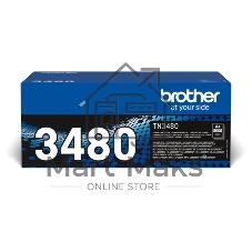 Картридж лазерный Brother TN3480 черный (8000 стр.) для Brother HL-L5000D/L5100DN/L5100DNT/L5200DW/L5200DWT/L6250DN/L6300DW/L6300DWT/L6400DW/L6400DWT/DCP-L5500DN/L6600DW/MFC-L5700DN/L5750DW/L6800DW/L6800DWT/L6900DW/L6900DWT