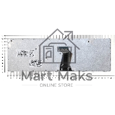 Клавиатура для ноутбука Lenovo IdeaPad B570 B580 V570 Z570 Z575 B590 черная с серой рамкой