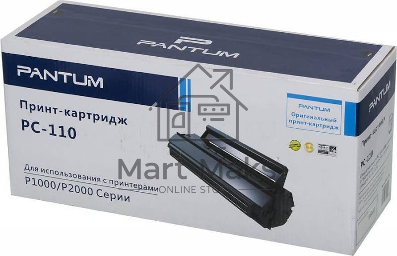Картридж лазерный Pantum PC-110 черный для Pantum P1000/P2000/P2050/5000/5005/6000/6005 (1500стр.)