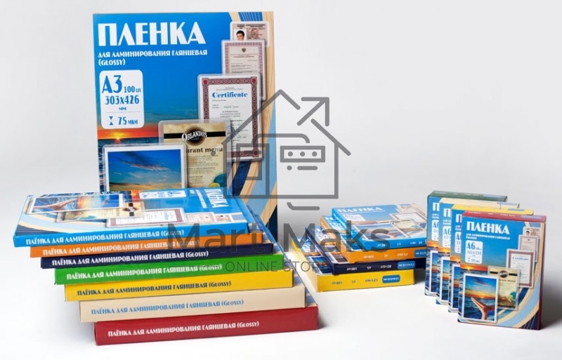 Пленка для ламинирования Office Kit 150мкм A4 (100шт) глянцевая 216x303мм PLP11223-1