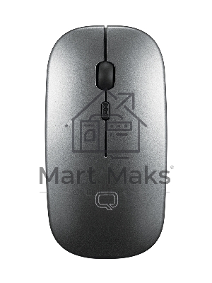 Комплект клавиатура + мышь Qumo Paragon Silver + белый K15/M21, беспроводной 2.4G, клавиатура + мышь, 400 mA