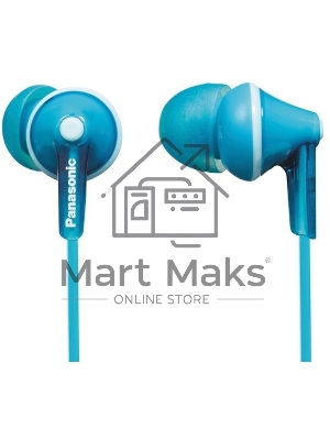 Наушники Panasonic RP-HJE125E-Z бирюза 1.1м