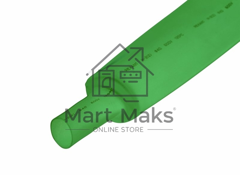 Трубка термоусадочная Rexant 30.0/15.0 1м зеленый