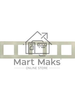 Рамка 5 постов, сл. кость ETIKA 